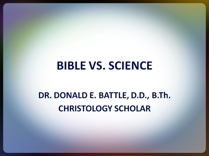 BIBLE VS SCIENCE PHOTO