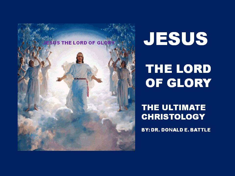 JESUS THE LORD OF GLORY BOOK PHOTO